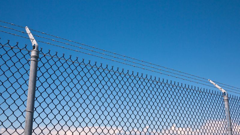 Chain-Link Security Fence