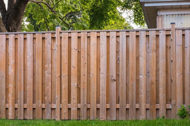 Completed Wood Fence