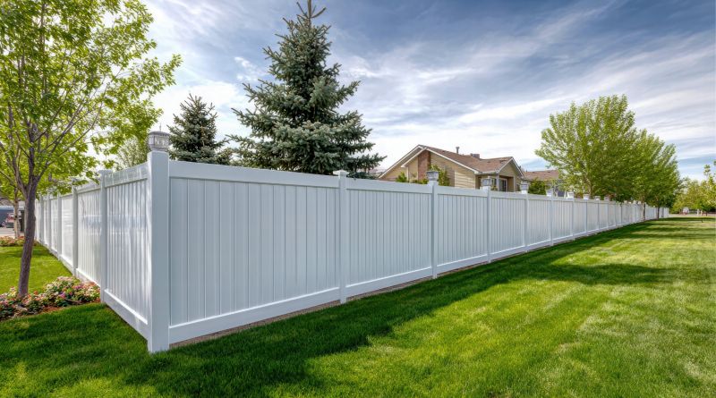 Vinyl Fence with Gate
